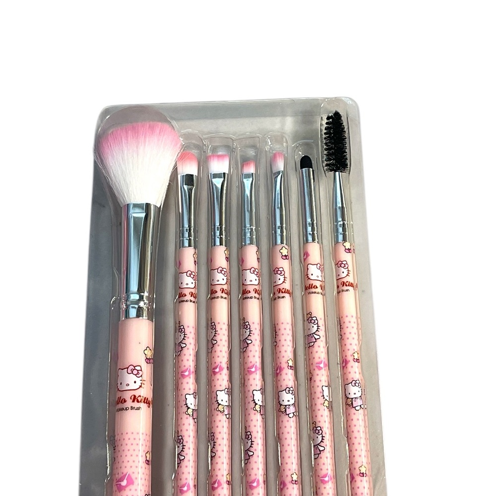 Hello Kitty Makeup Brush Set - Pink - Picture 4 of 5